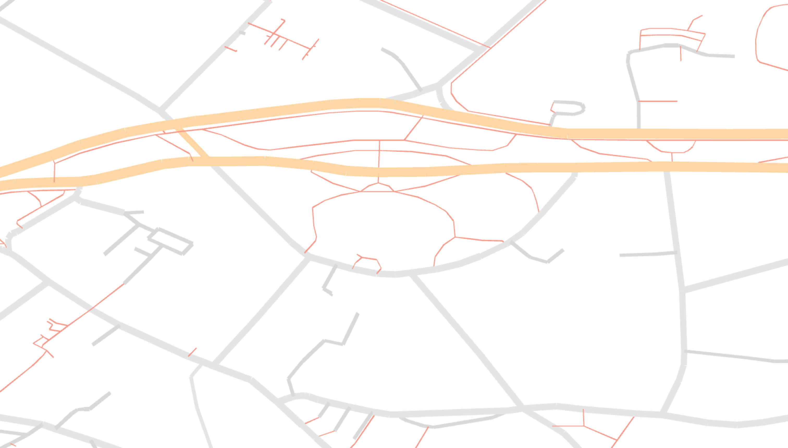 We're rendering OSM ways using WebGL!